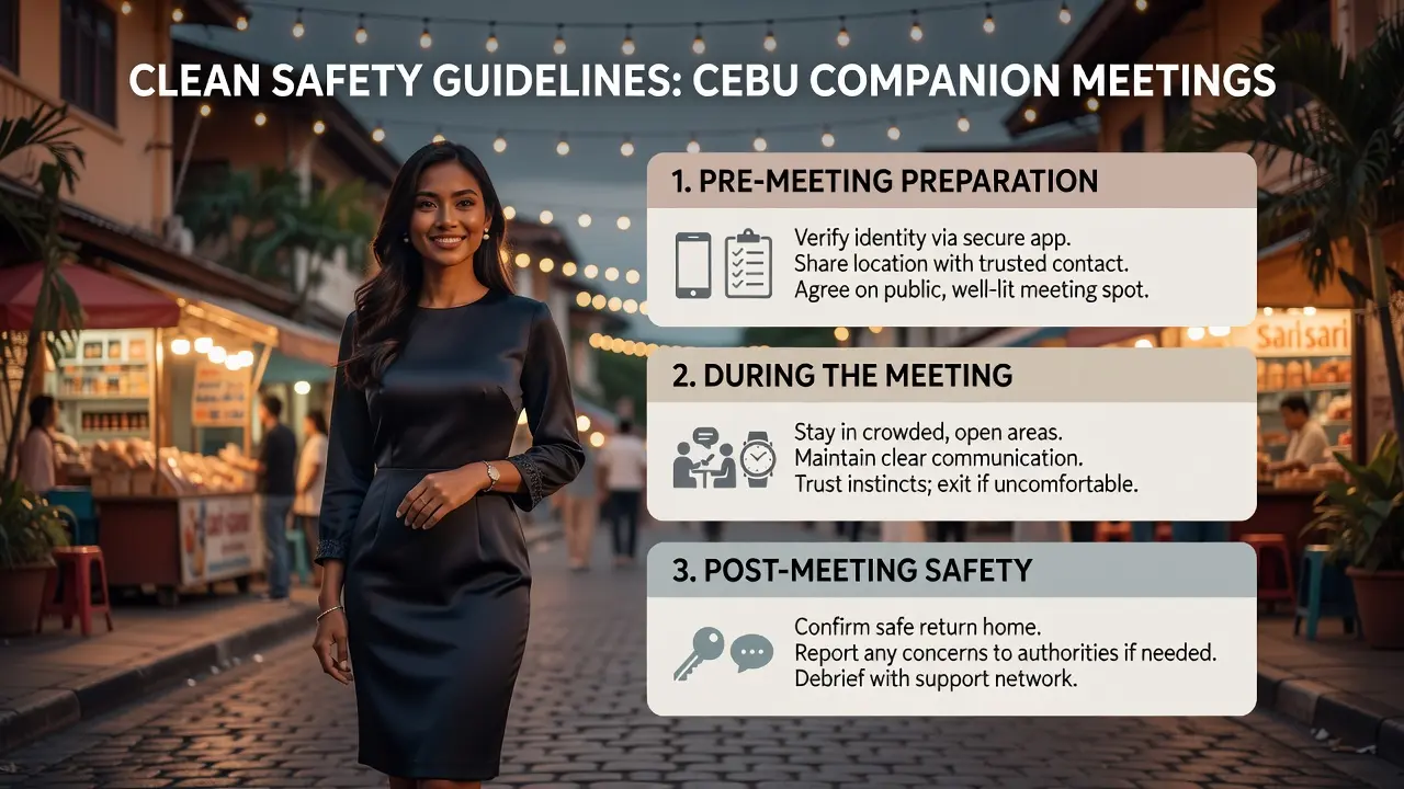 Meeting a Cebu escort companion safely by area